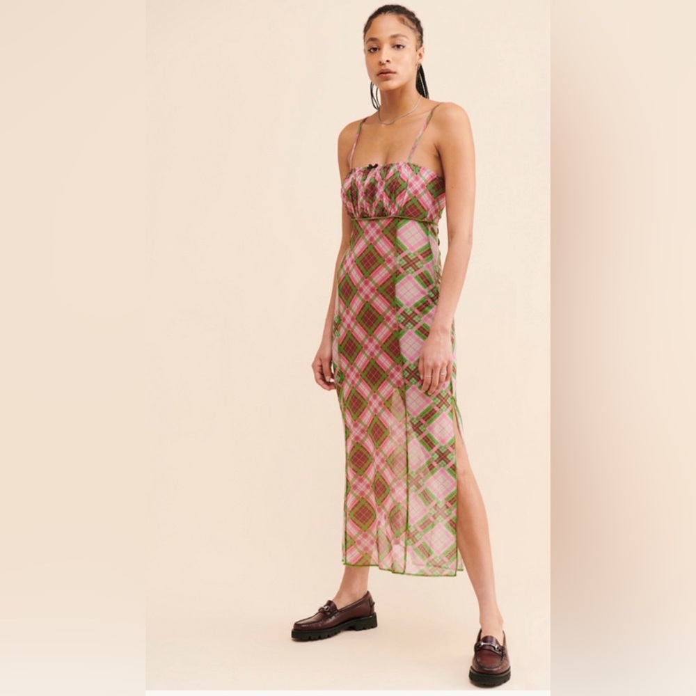 The Ragged Priest Dove Midi Dress size Large